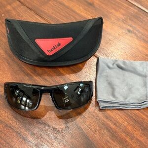 Bolle Black Sunglasses with Case